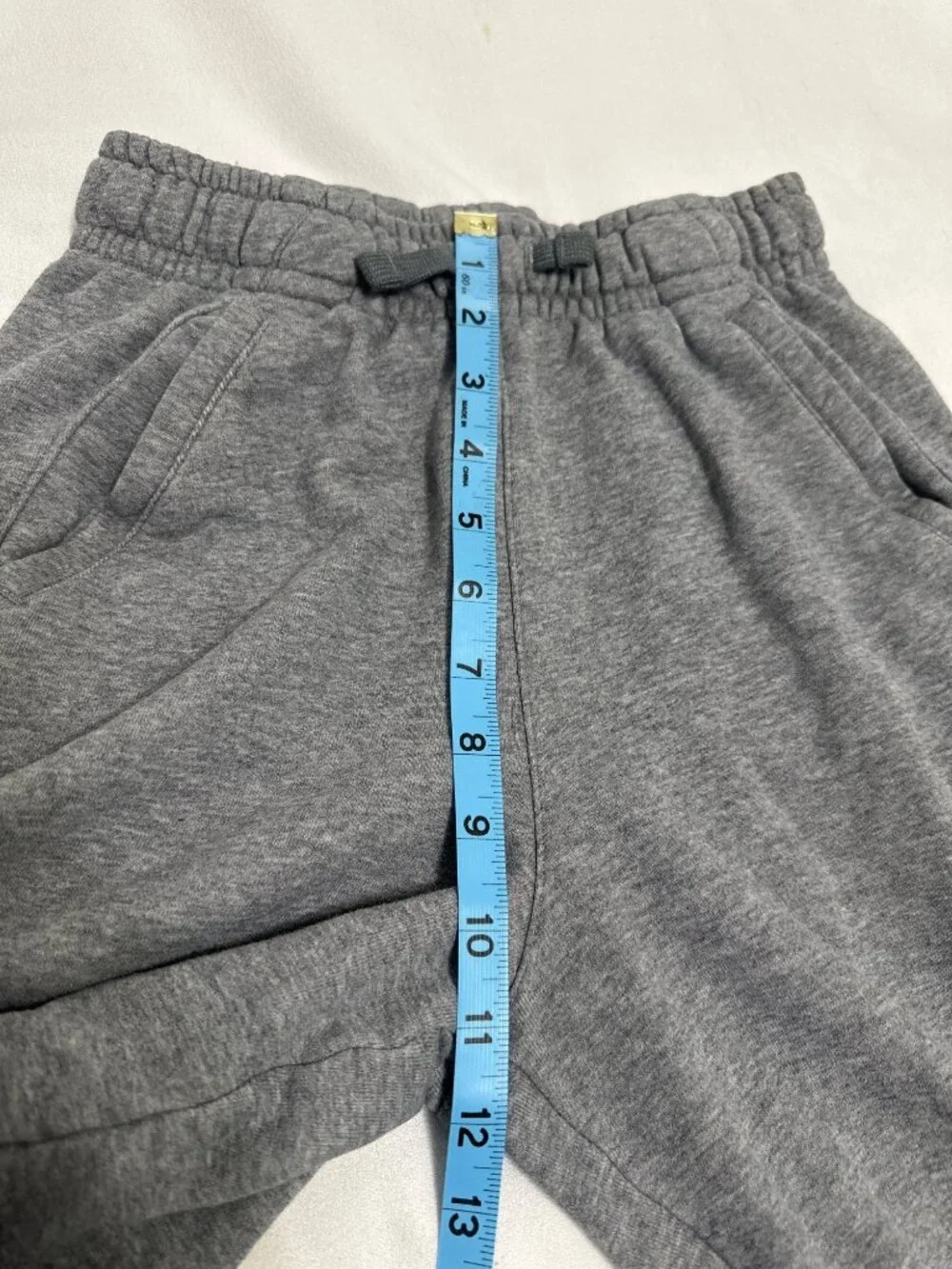 Nike Boys Sportswear Club Fleece Shorts Heather Gray Big Logo L